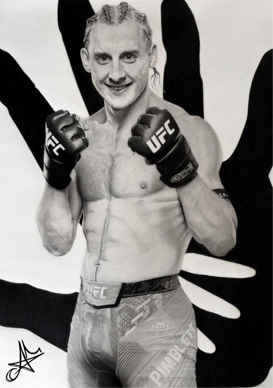 Paddy ‘the Baddy’ Pimblett Fine Art Poster